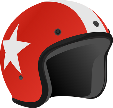 Red Helmet Vector